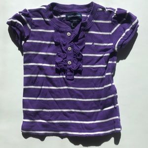 Ralph Lauren girls toddler s/a top 24m